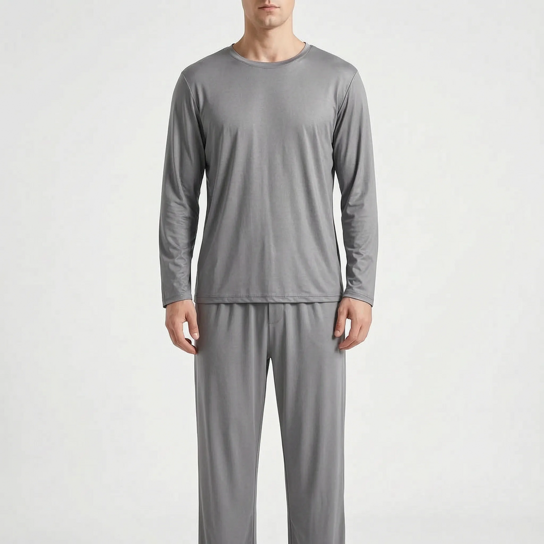Mens Long Sleeve Pyjamas - Lawrence