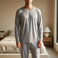 Mens Long Sleeve Pyjamas - Lawrence