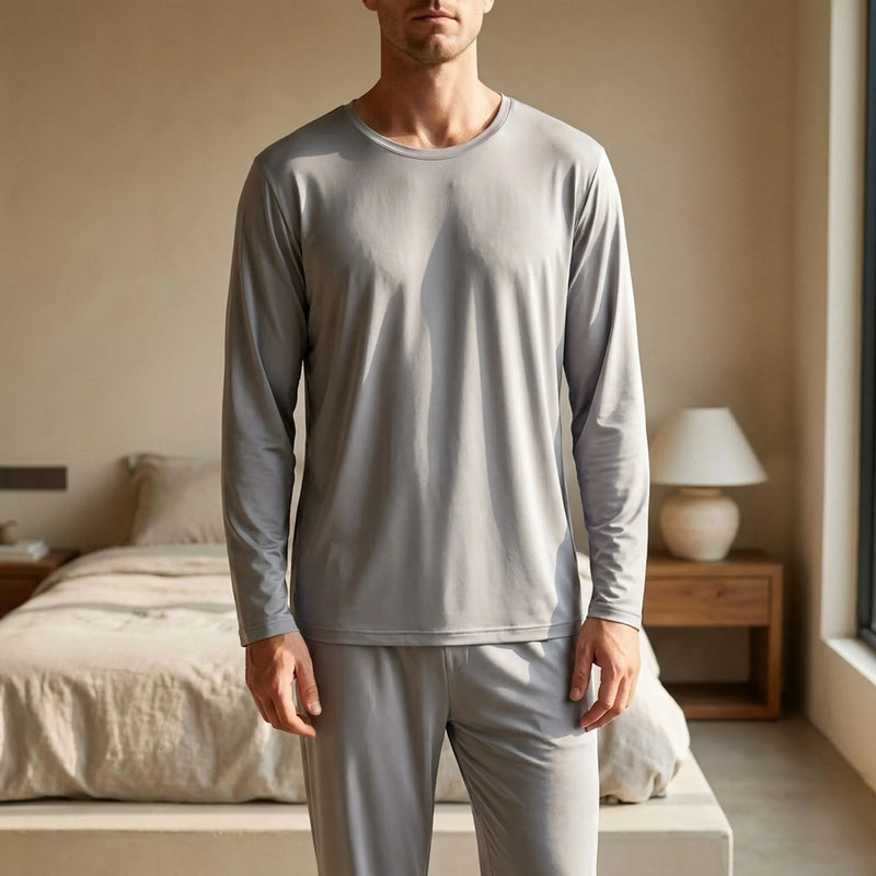 Mens Long Sleeve Pyjamas - Lawrence