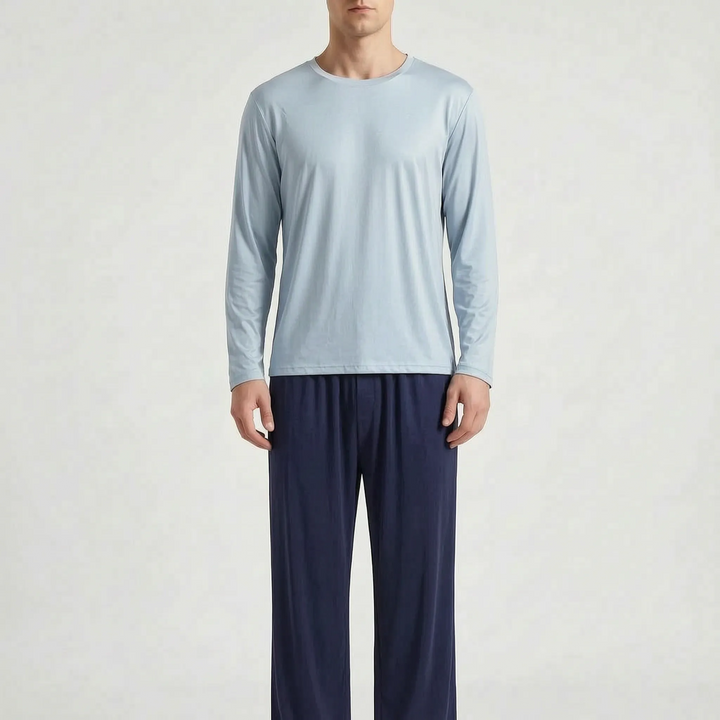 Mens Long Sleeve Pyjamas - Lawrence