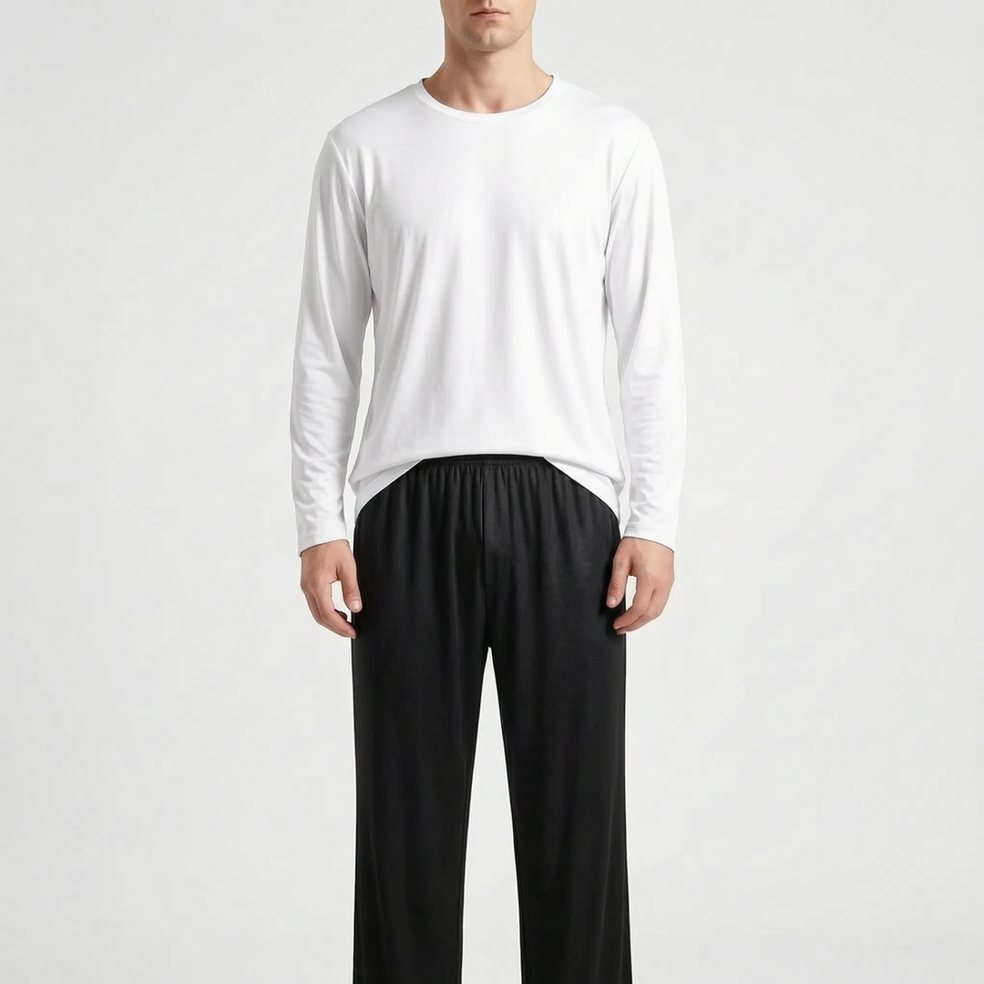 Mens Long Sleeve Pyjamas - Lawrence