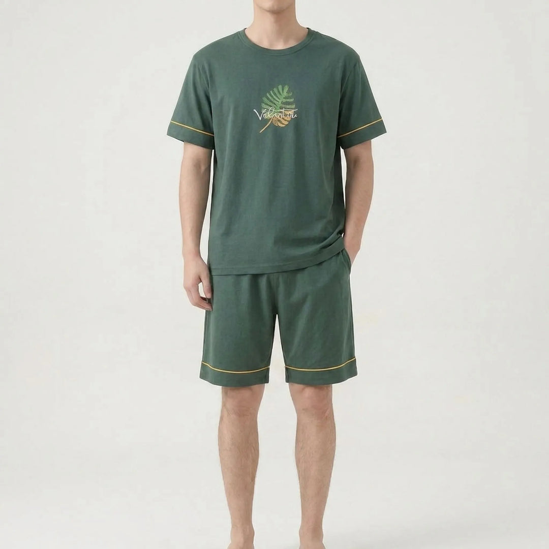 Mens Shorts And T Shirt Pyjama Set - Todd
