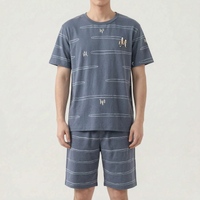 Mens Shorts And T Shirt Pyjama Set - Todd