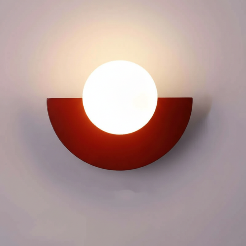 Metall Halbmond Wandlampe - HalbGlow