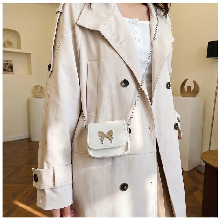Mini Crossbody Bag With Butterfly Detail - Avelia