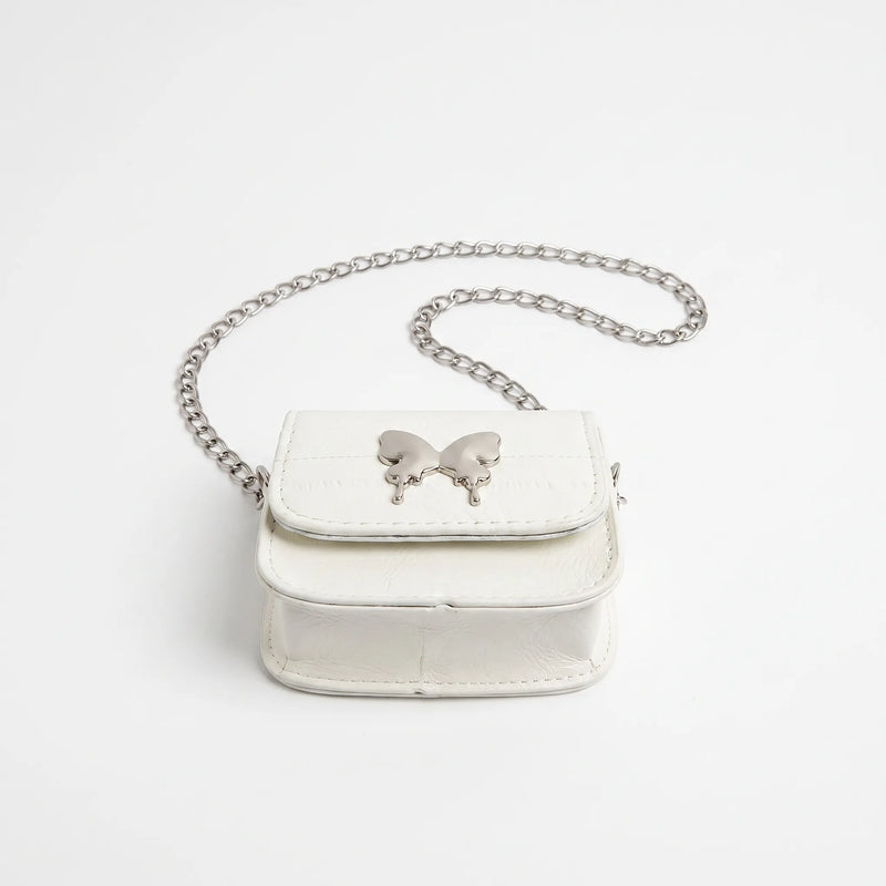 Mini Crossbody Bag With Butterfly Detail - Avelia