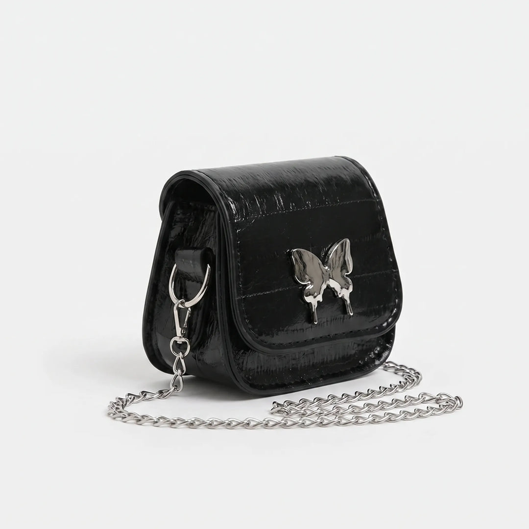 Mini Crossbody Bag With Butterfly Detail - Avelia