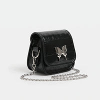 Mini Crossbody Bag With Butterfly Detail - Avelia
