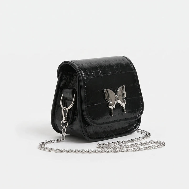 Mini Crossbody Bag With Butterfly Detail - Avelia