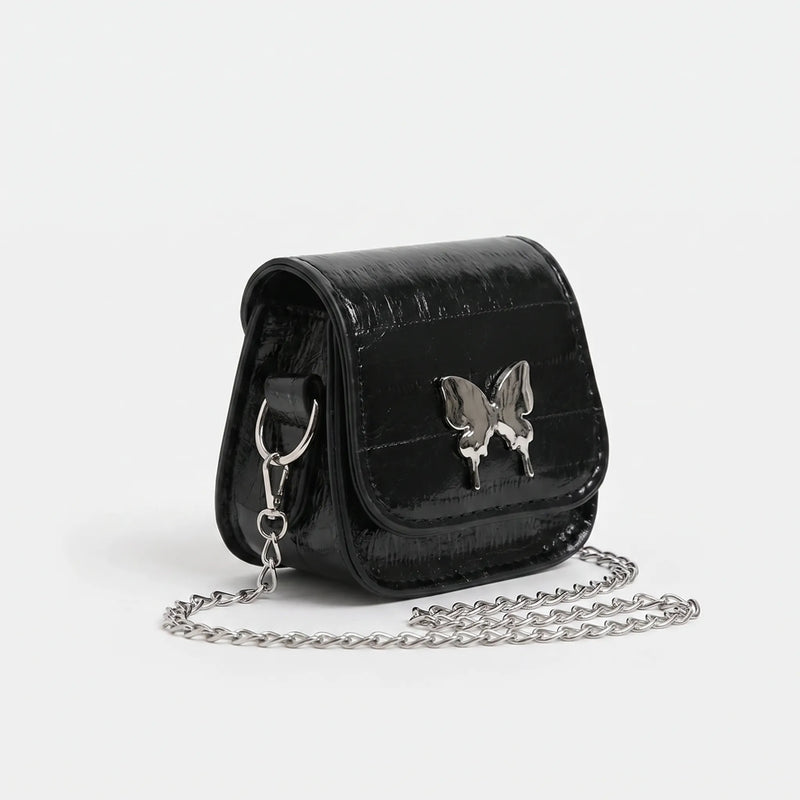 Mini Crossbody Bag With Butterfly Detail - Avelia
