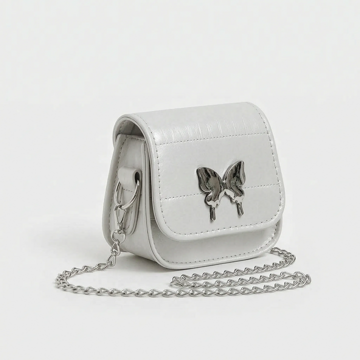 Mini Crossbody Bag With Butterfly Detail - Avelia