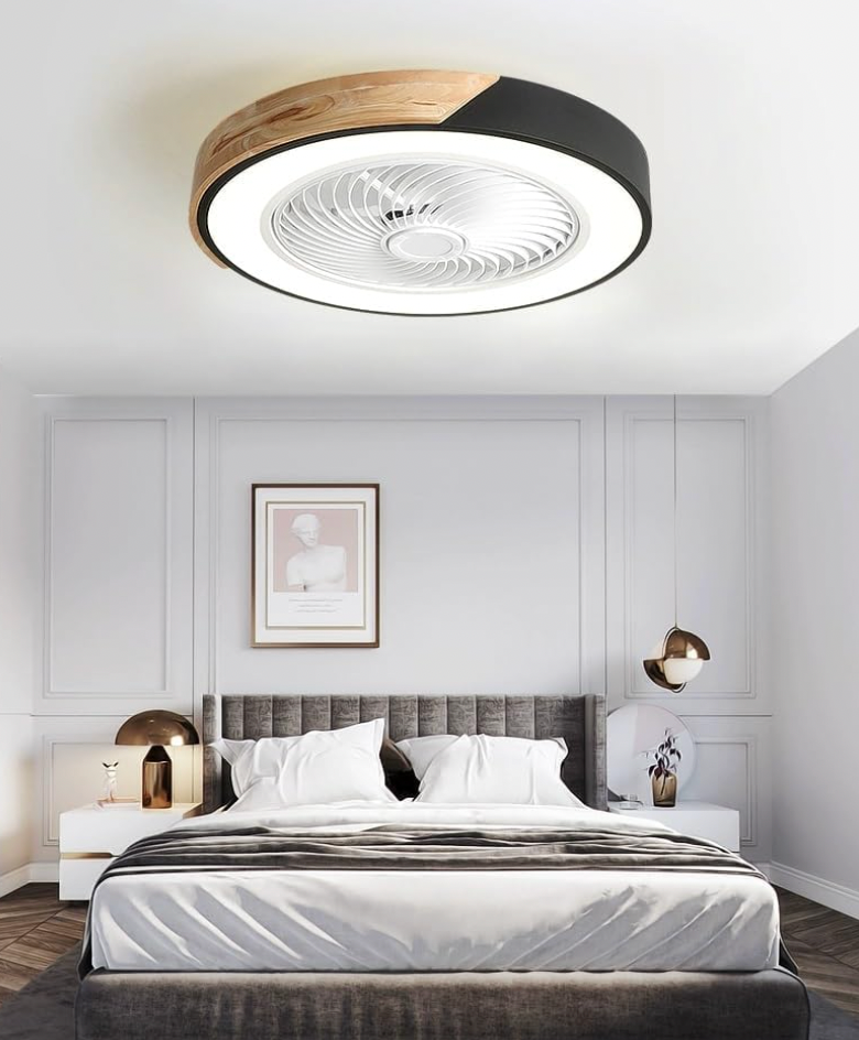 Minimalist Flush Mount Ceiling Fan - Zyphen