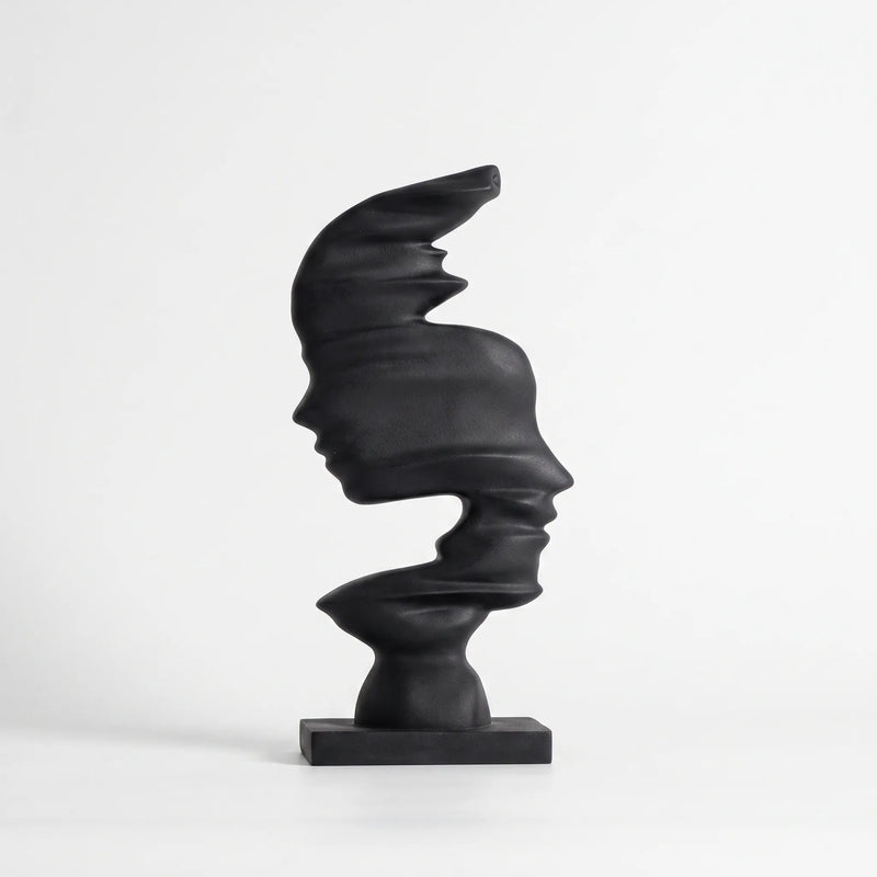 Modern Abstract Human Profile Sculpture - Visagis