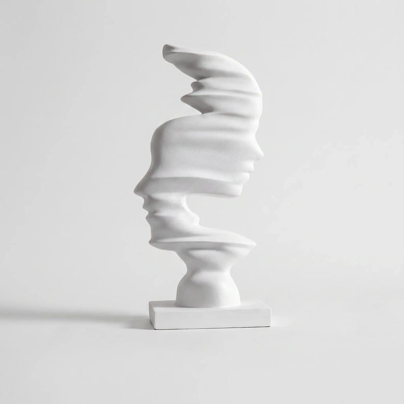 Modern Abstract Human Profile Sculpture - Visagis