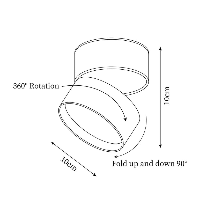 Modern Adjustable Ceiling Spotlight - Pivota