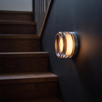Modern Cylindrical LED Wall Light for Staircases