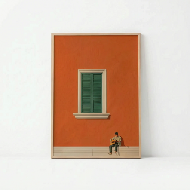 Modern Geometric Colour Block Wall Print - Vibrantia