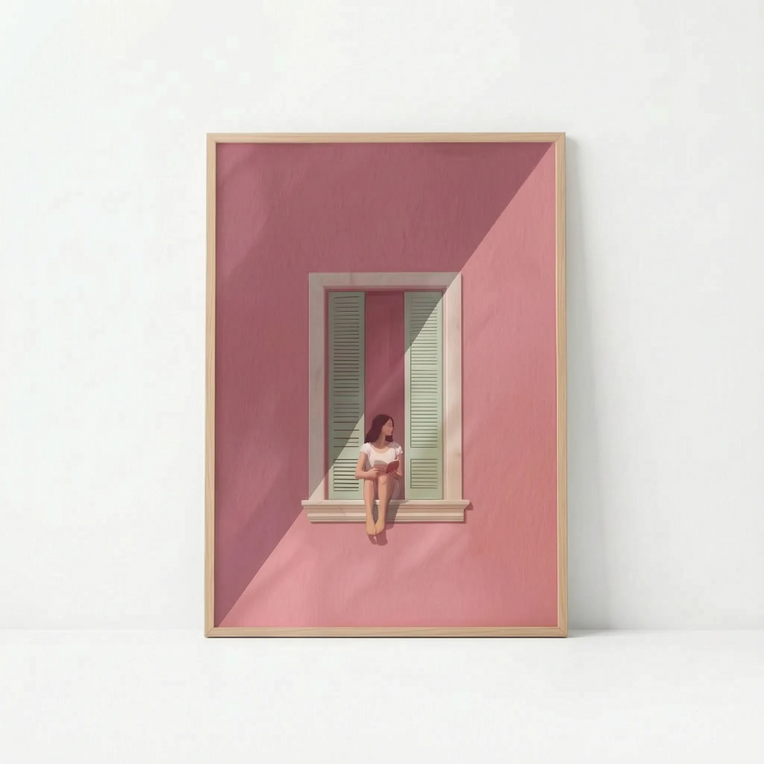 Modern Geometric Colour Block Wall Print - Vibrantia