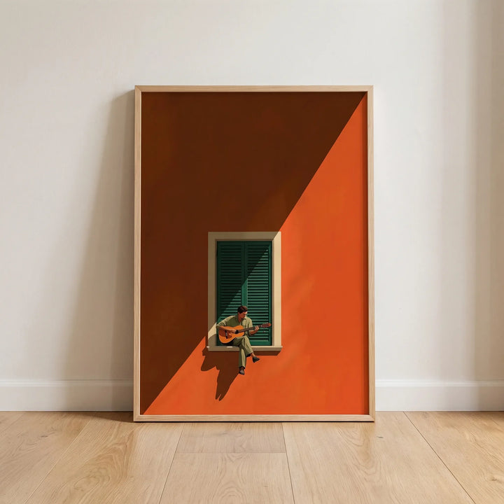 Modern Geometric Colour Block Wall Print - Vibrantia