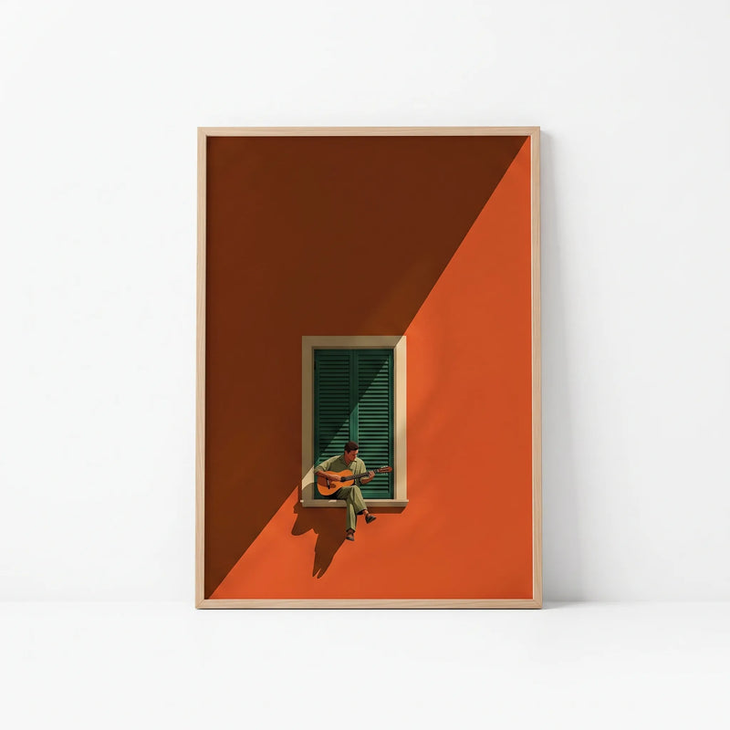 Modern Geometric Colour Block Wall Print - Vibrantia