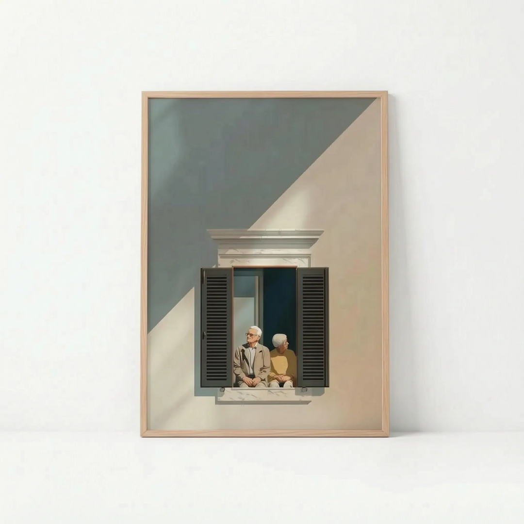 Modern Geometric Colour Block Wall Print - Vibrantia