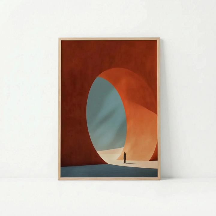 Modern Geometric Colour Block Wall Print - Vibrantia