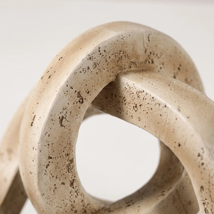 Modern Geometric Twisted Knot Sculpture - Nectis