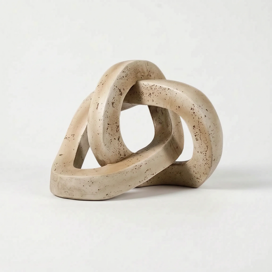 Modern Geometric Twisted Knot Sculpture - Nectis