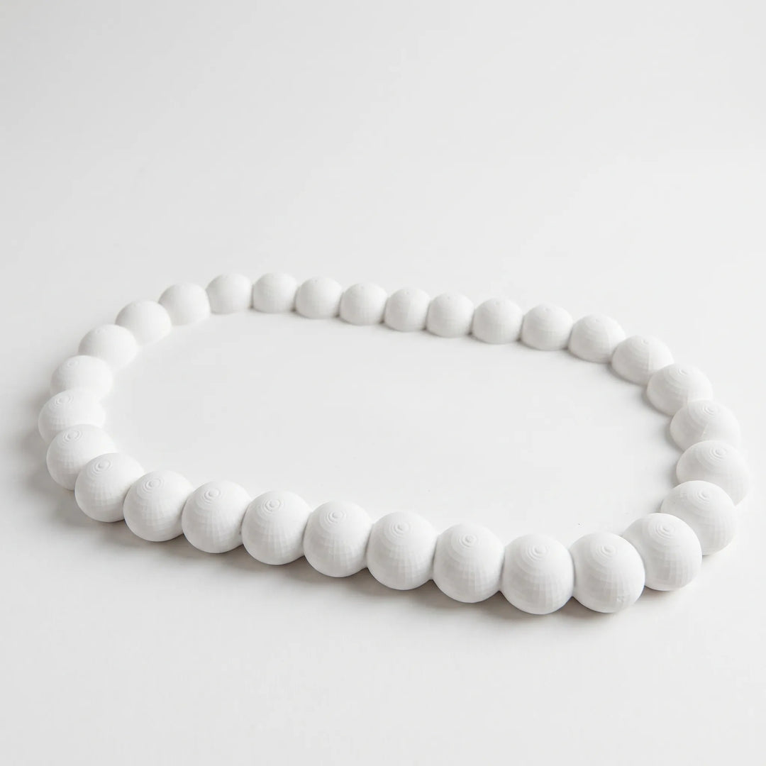 Modern Minimalist Beaded Edge Storage Tray - Ovallia