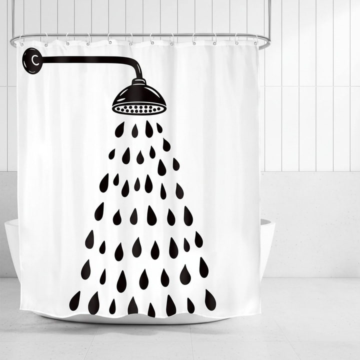 Moderne Baddekoration Polyestervorhang - Showerlyn