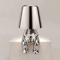 Moderne Tischlampe Metallfinish - AuraBuddy