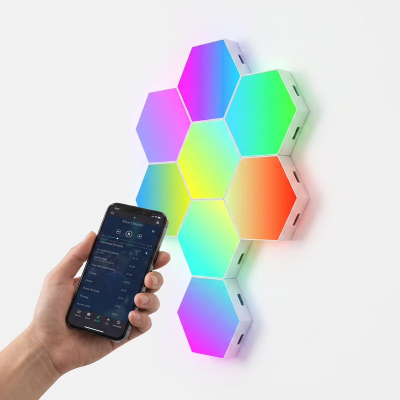 Modular Hexagon Wall Lights - Hexnode