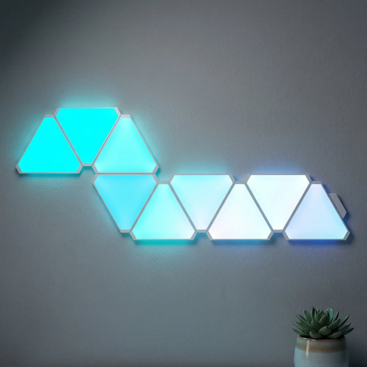 Modular Triangular Wall Light Panels - Vexos
