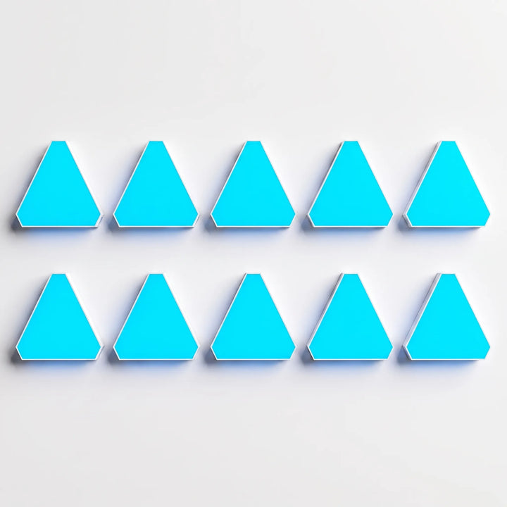 Modular Triangular Wall Light Panels - Vexos