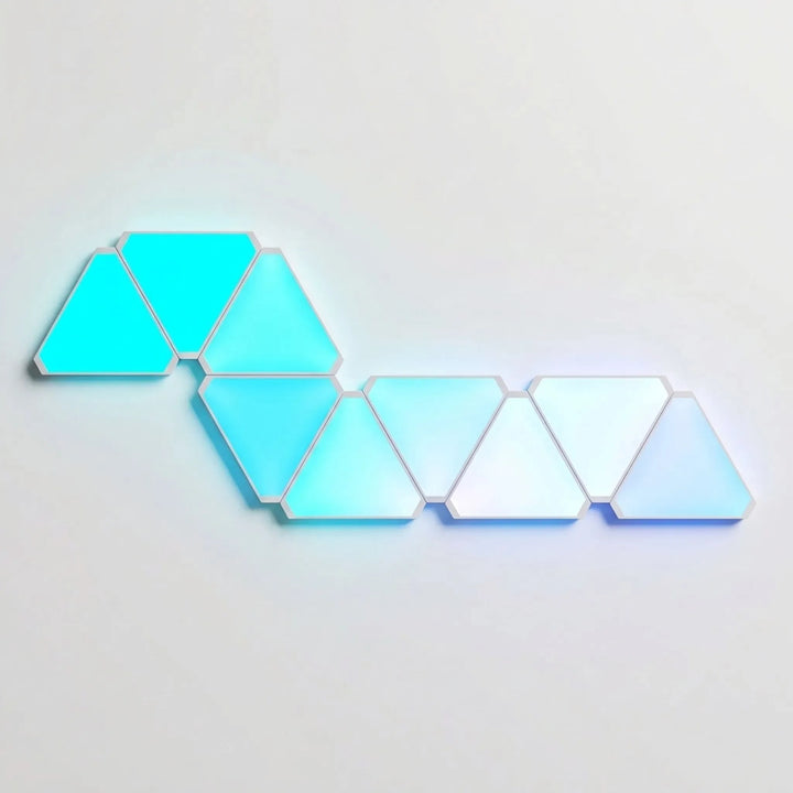 Modular Triangular Wall Light Panels - Vexos