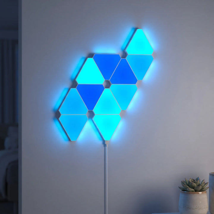Modular Triangular Wall Light Panels - Vexos