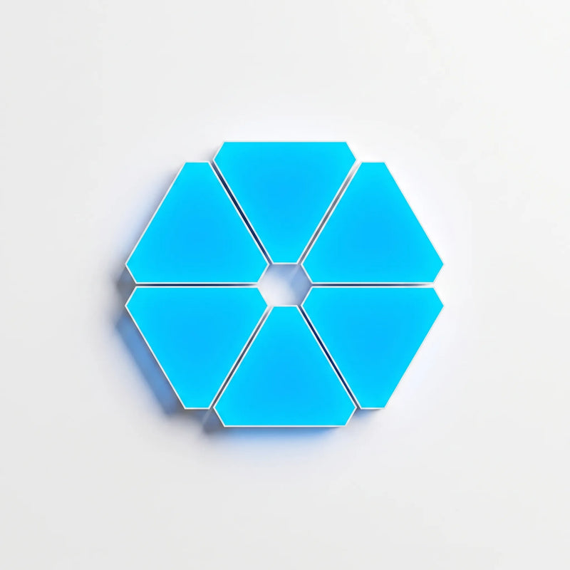 Modular Triangular Wall Light Panels - Vexos