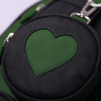 Multi-Compartment Geometric Patterned Rucksack - Kinetox
