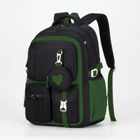 Multi-Compartment Geometric Patterned Rucksack - Kinetox