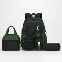 Multi-Compartment Geometric Patterned Rucksack - Kinetox