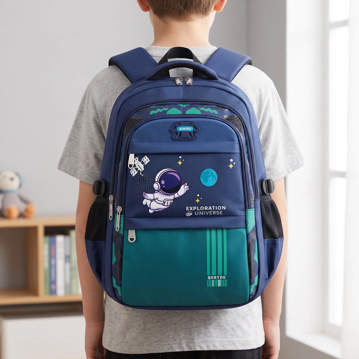 Multi-Compartment Kids Daily School Rucksack - AstroPack
