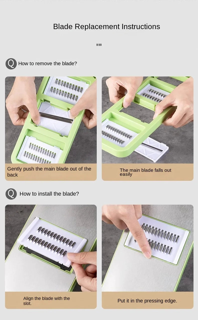 Multi-Function Vegetable Mandoline Slicer - CuliPrep