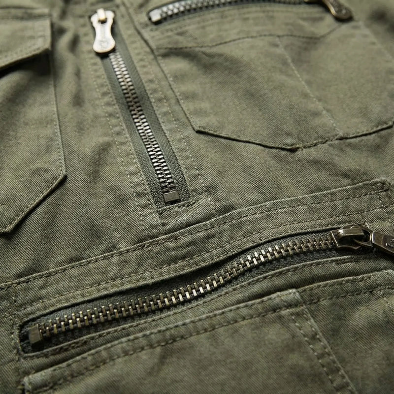 Multi-Pocket Tactical Cargo Shorts - Garry