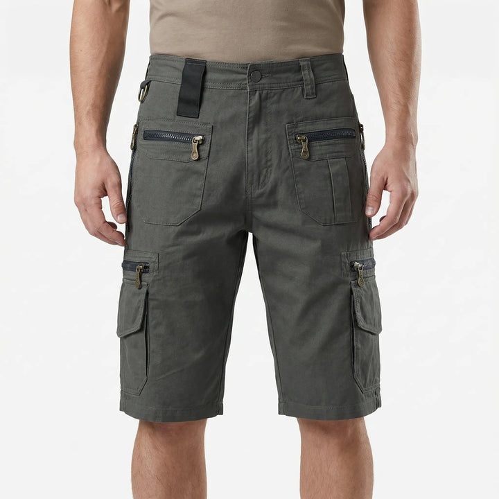 Multi-Pocket Tactical Cargo Shorts - Garry