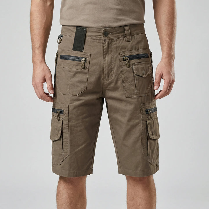 Multi-Pocket Tactical Cargo Shorts - Garry
