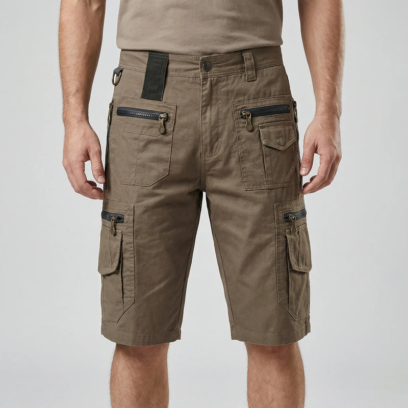 Multi-Pocket Tactical Cargo Shorts - Garry