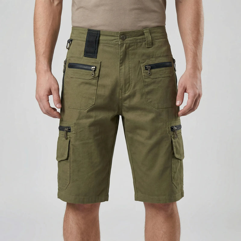 Multi-Pocket Tactical Cargo Shorts - Garry