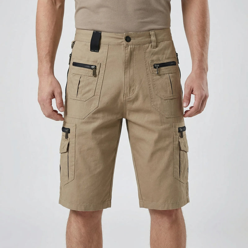 Multi-Pocket Tactical Cargo Shorts - Garry