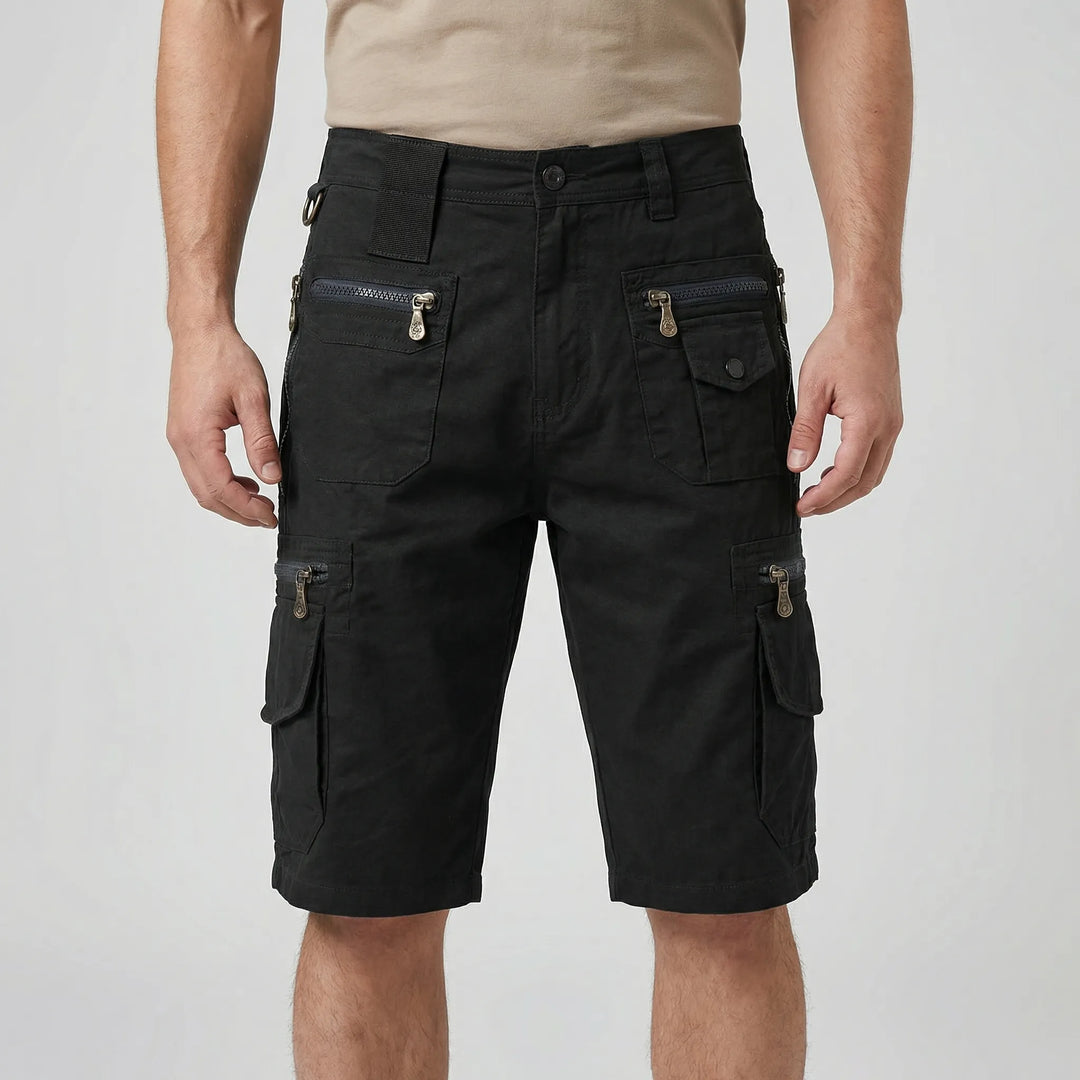 Multi-Pocket Tactical Cargo Shorts - Garry