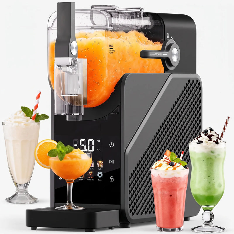 Multifunctional Slushy Maker Machine With A Digital Touch Display - Chillix